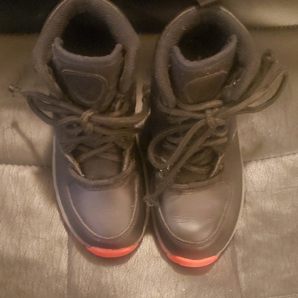 Kids Nike Manoa ACG Black and Pink Boots